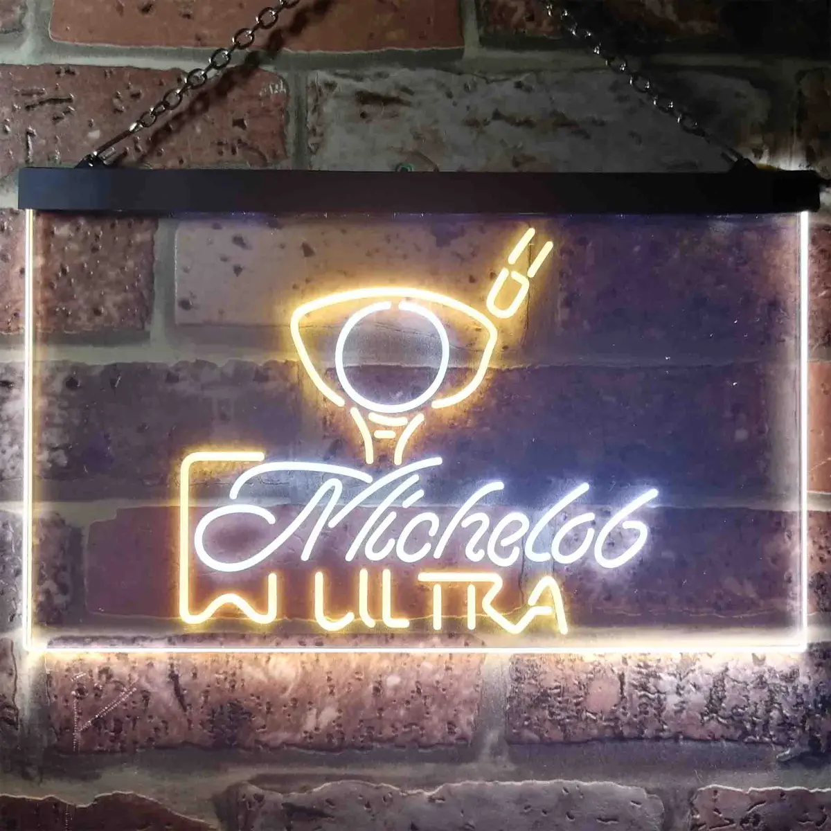 Michelob Ultra Golf Ball Home Bar Neon Light Led Sign 6