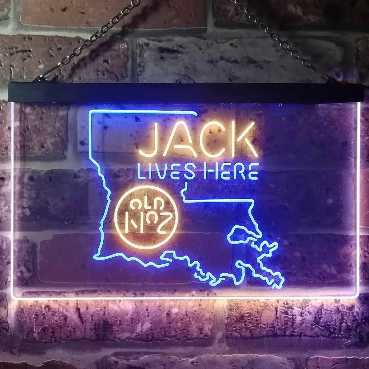 Louisiana Jack Daniel's Home Bar Neon Light Led Sign 1