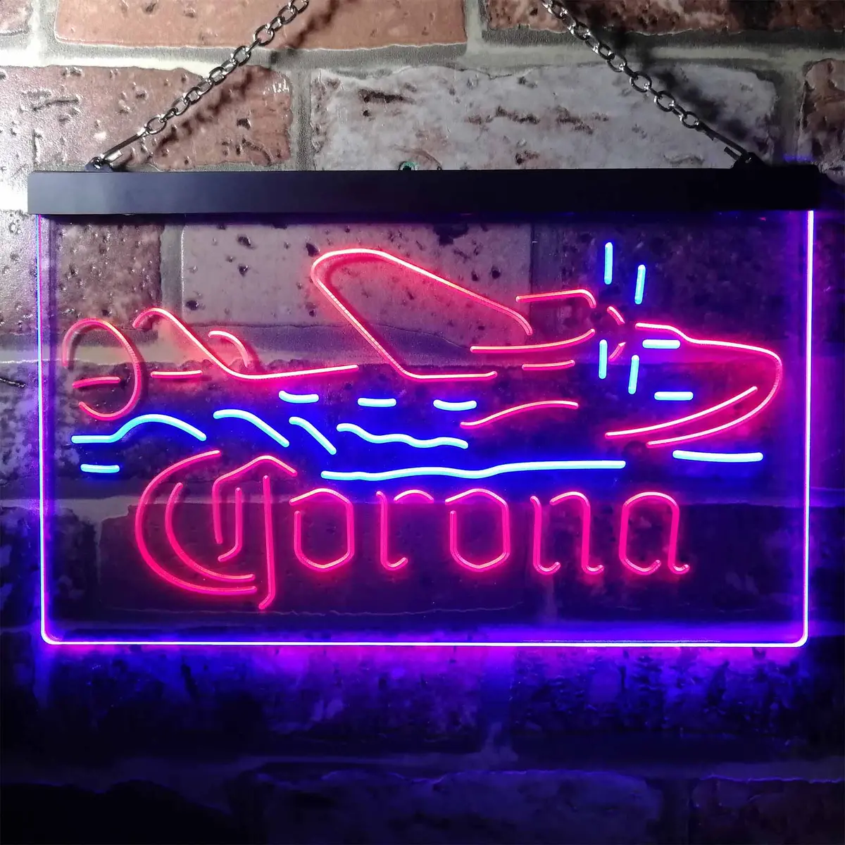 Corona Seaplane Hydroplane Neon-Like Led Sign 11