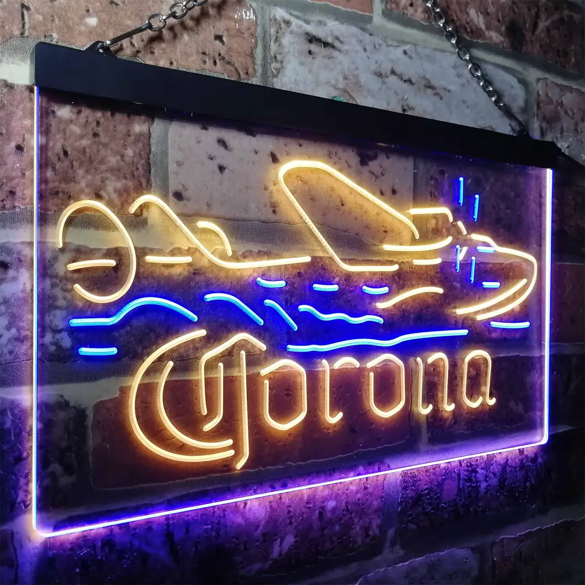 Corona Seaplane Hydroplane Neon-Like Led Sign 22