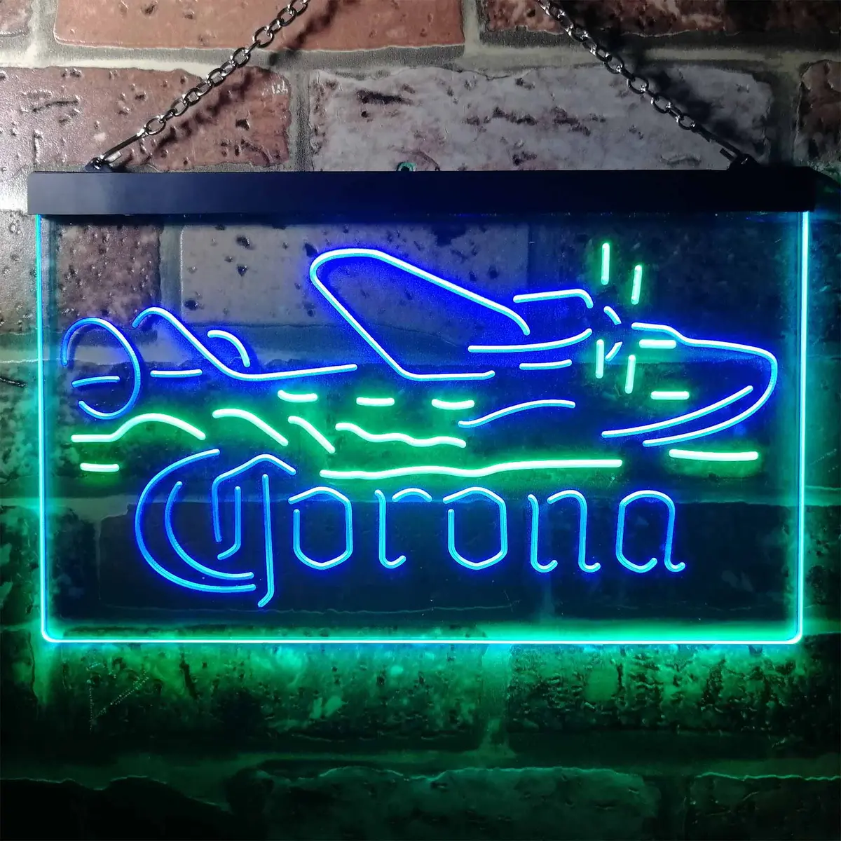 Corona Seaplane Hydroplane Neon-Like Led Sign 3