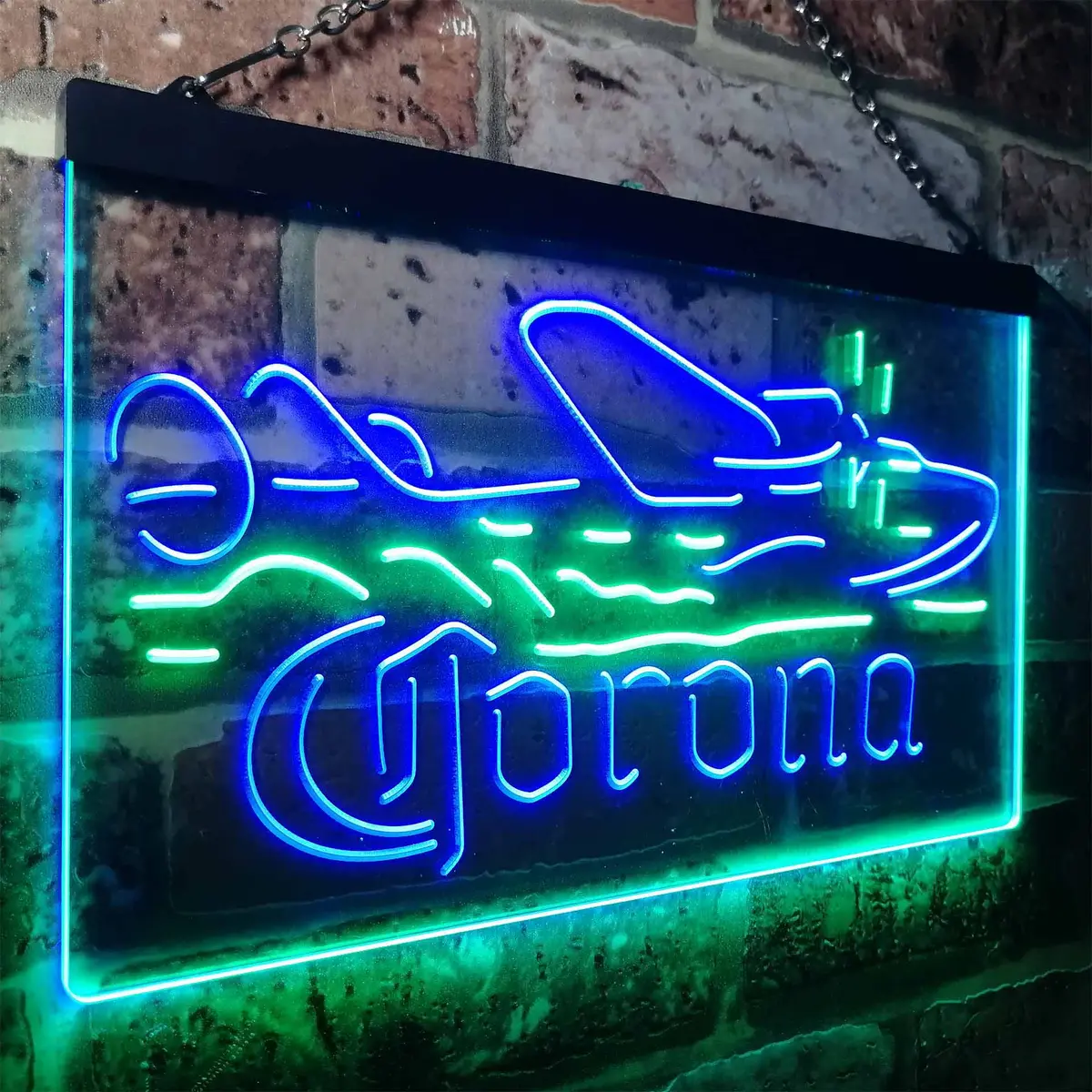 Corona Seaplane Hydroplane Neon-Like Led Sign 16