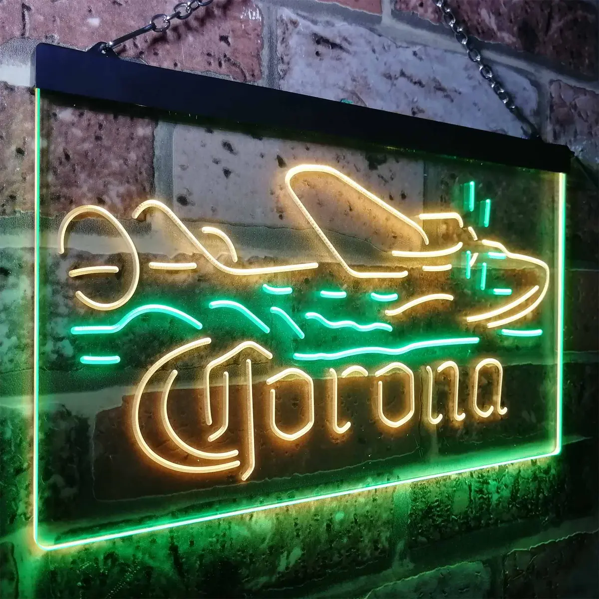 Corona Seaplane Hydroplane Neon-Like Led Sign 20