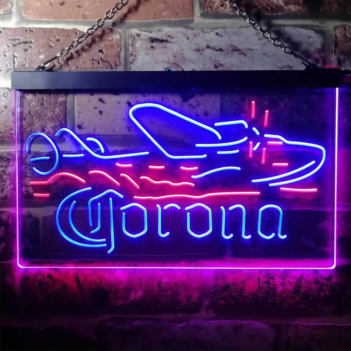Corona Seaplane Hydroplane Neon-Like Led Sign 8