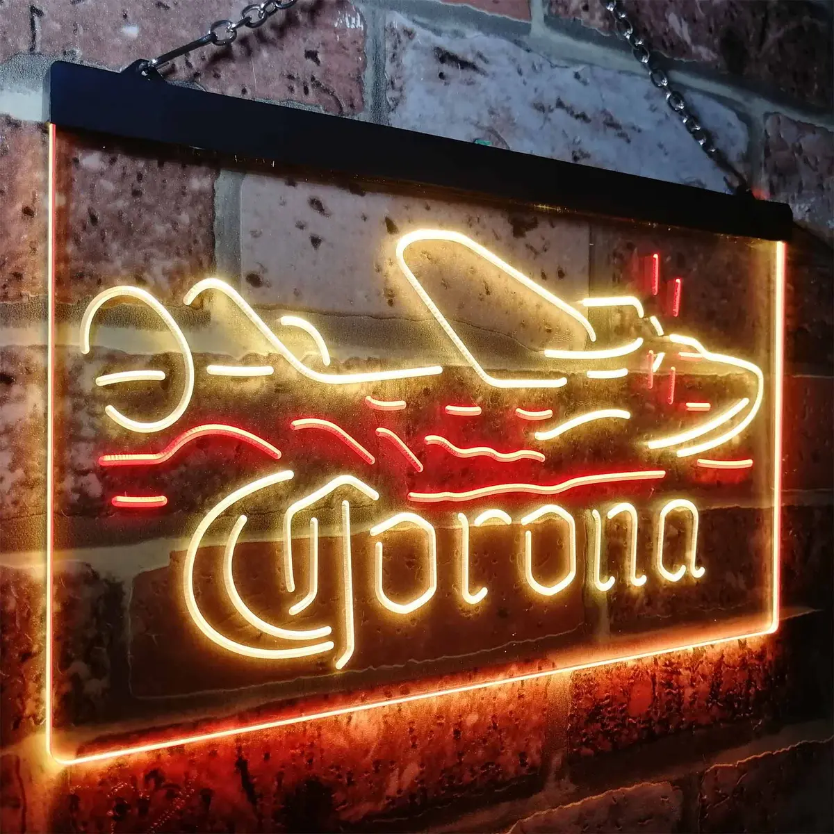 Corona Seaplane Hydroplane Neon-Like Led Sign 26