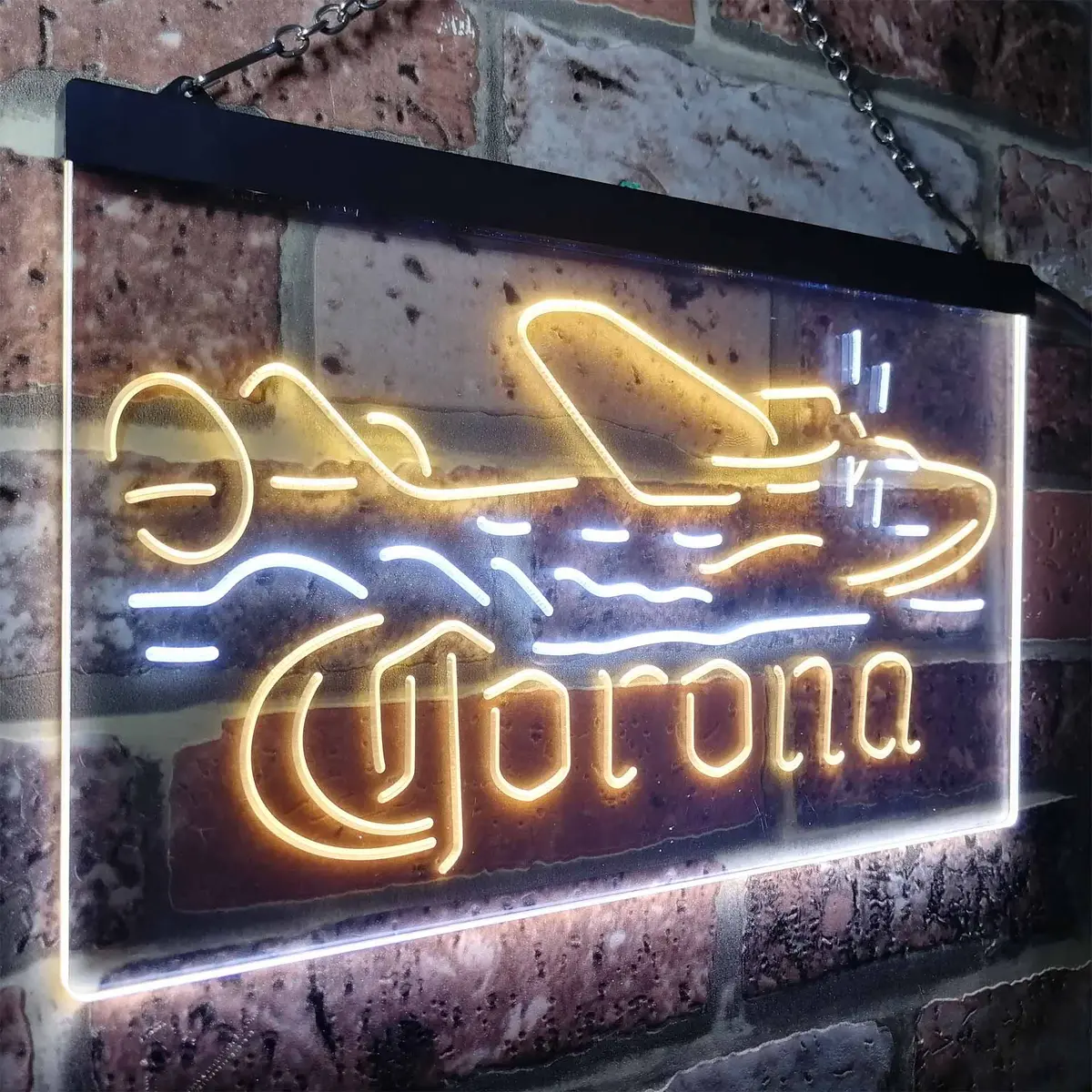 Corona Seaplane Hydroplane Neon-Like Led Sign 23