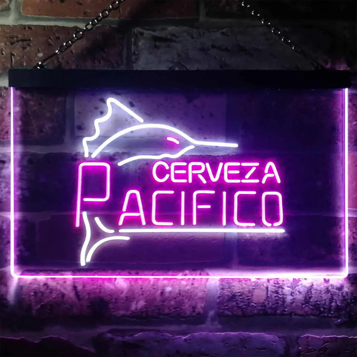 Cerveza Pacifico Large Marlin Home Bar Neon Light Led Sign 1