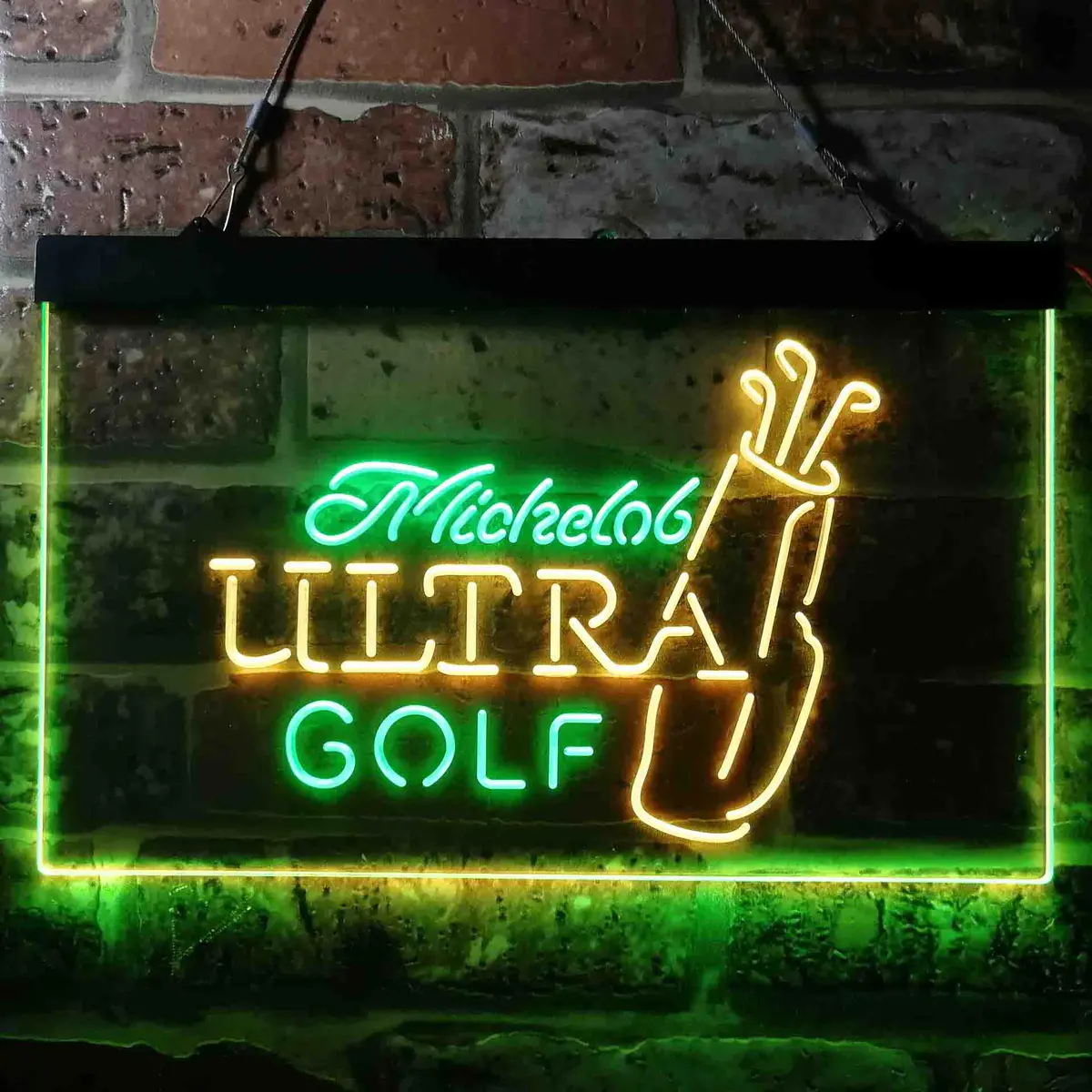 Michelob Ultra Golf Bag Neon LED Light for Home Bar - Image 7
