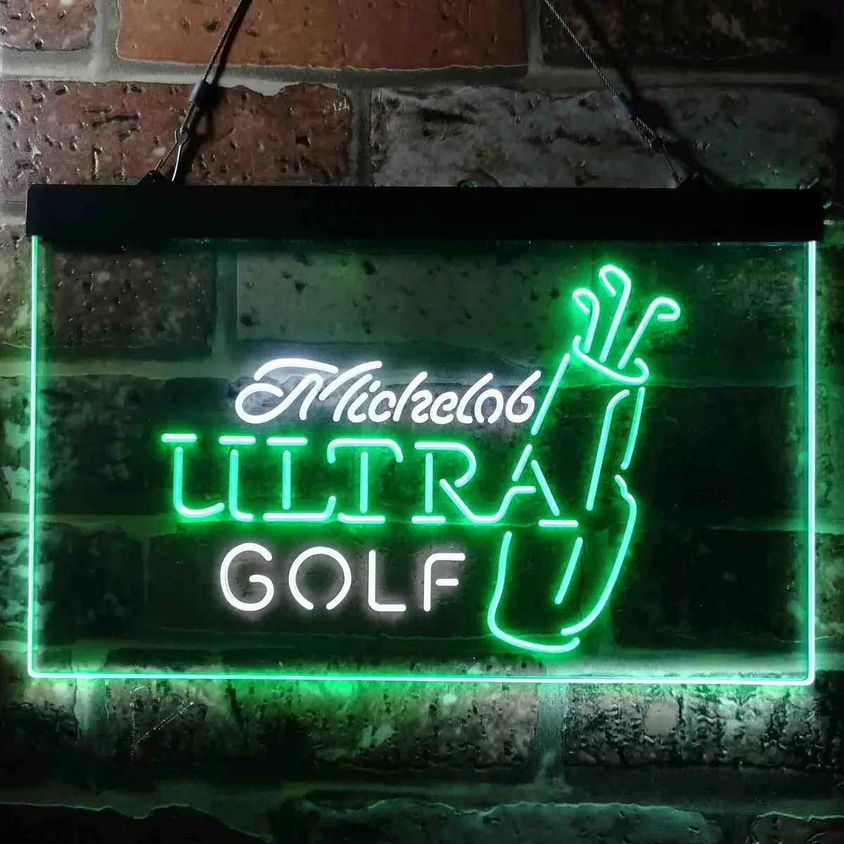 Michelob Ultra Golf Bag Neon LED Light for Home Bar - Image 12