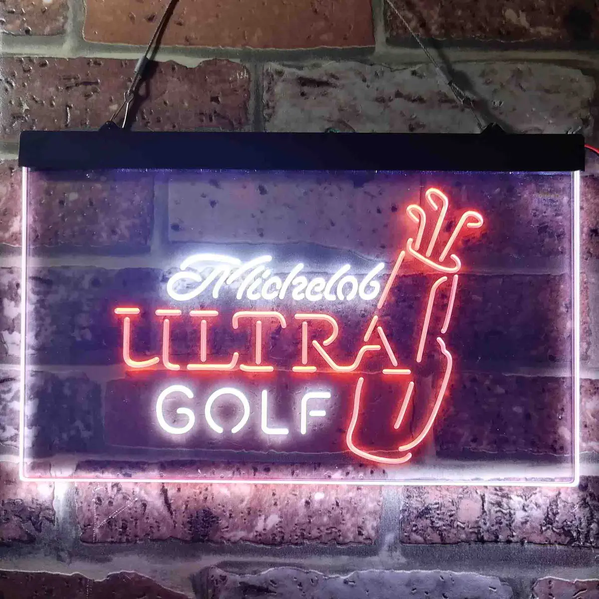 Michelob Ultra Golf Bag Home Bar Neon Light Led Sign 7