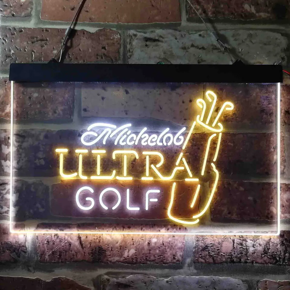 Michelob Ultra Golf Bag Neon LED Light for Home Bar - Image 10