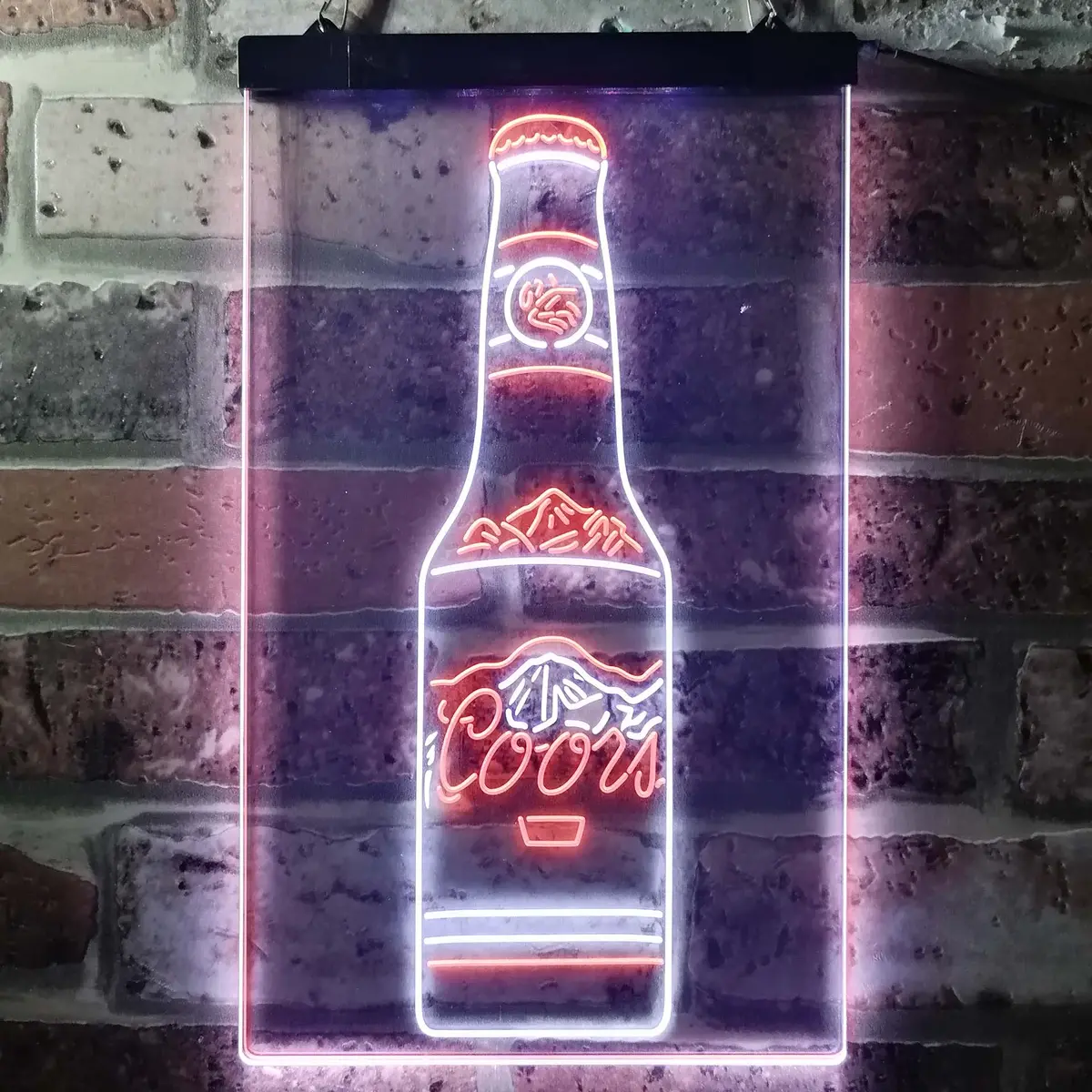 Coors Bottle Beer Mountain Neon-Like Led Sign 1
