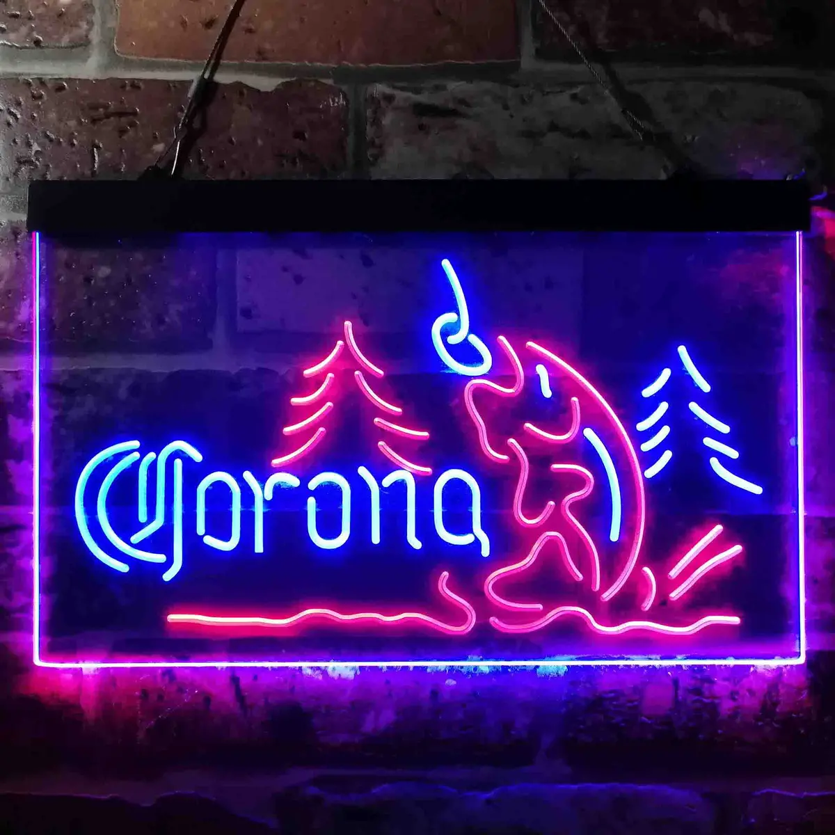 Corona Fishing Cabin Lakehouse Neon Led Sign 1