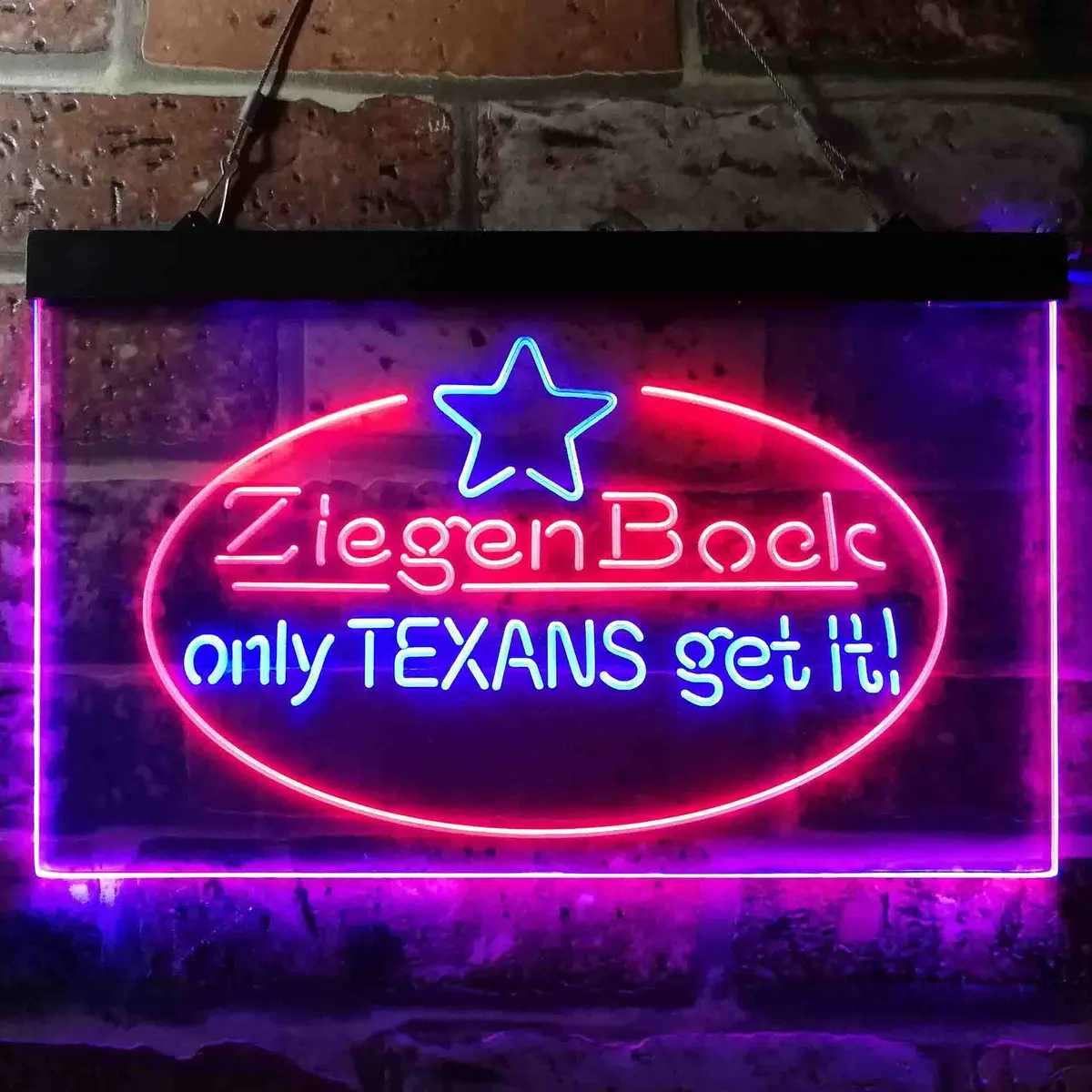Ziegenbock Amber Only Texans Get It Neon-Like Led Sign 9
