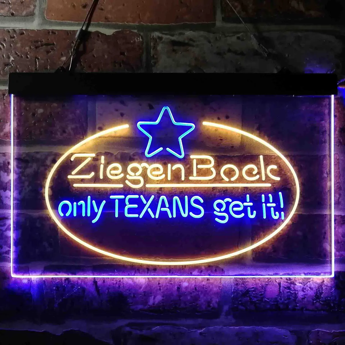 Ziegenbock Amber Only Texans Get It Neon-Like Led Sign 3