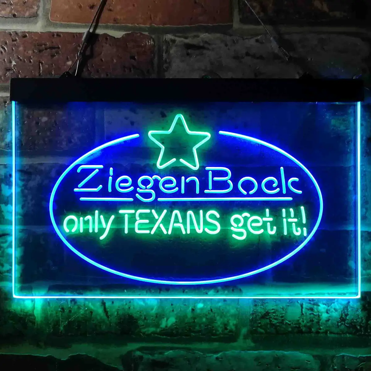 Ziegenbock Amber Only Texans Get It Neon-Like Led Sign 2