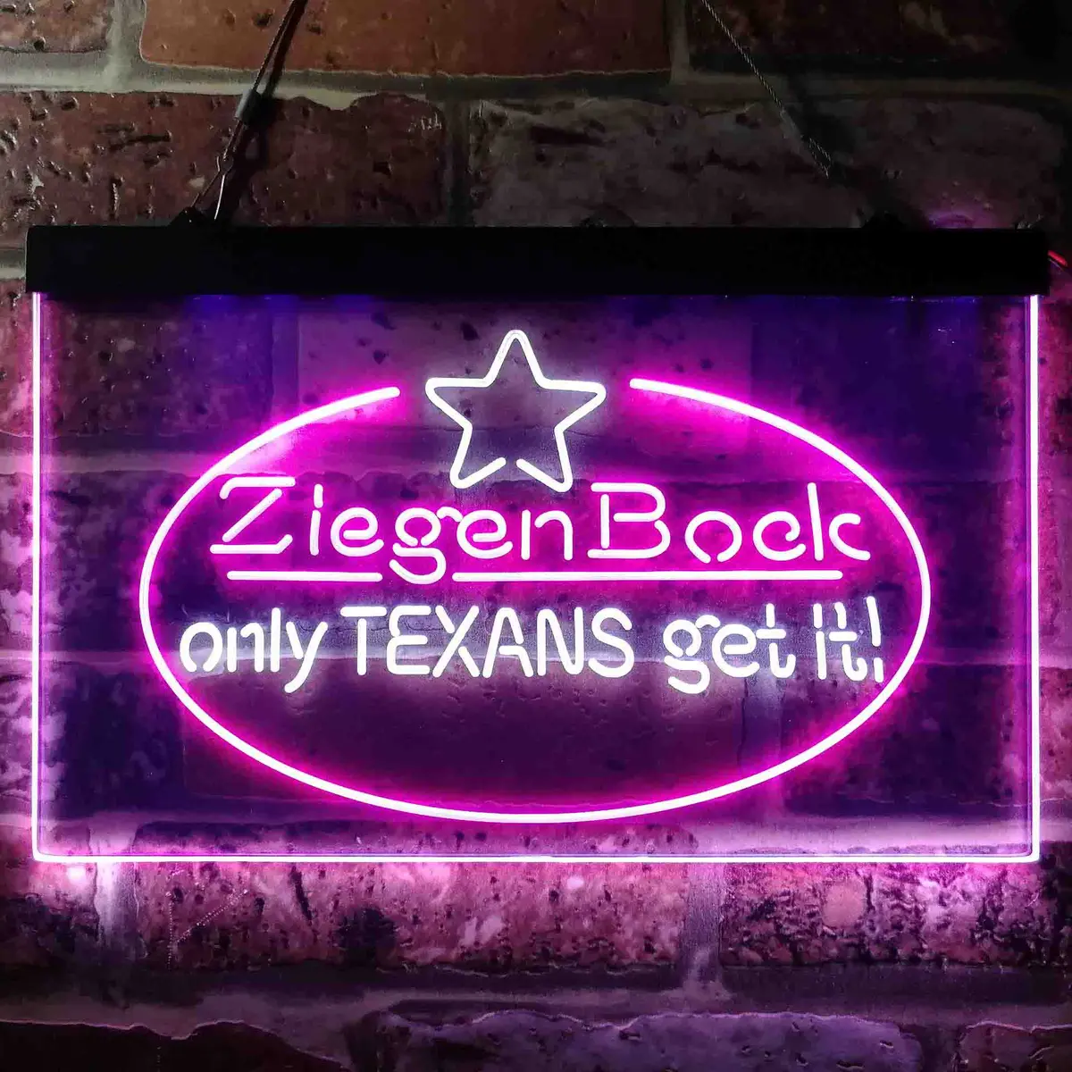 Ziegenbock Amber Only Texans Get It Neon-Like Led Sign 6