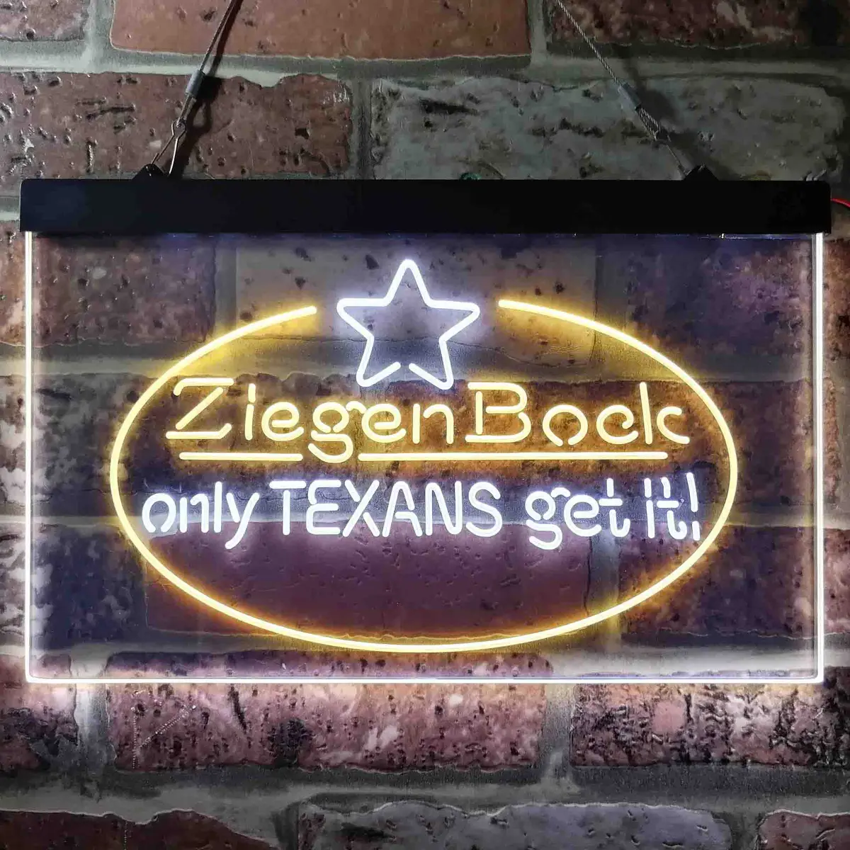 Ziegenbock Amber Only Texans Get It Neon-Like Led Sign 4