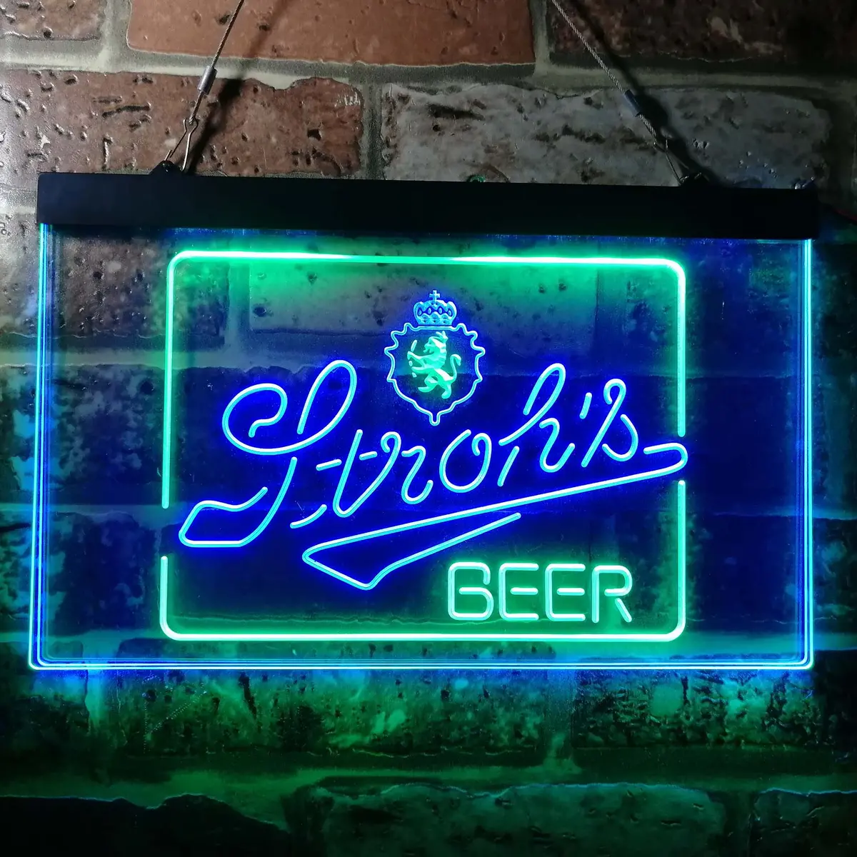 Stroh's Beer Man Cave Bar Neon-Like Led Sign 1
