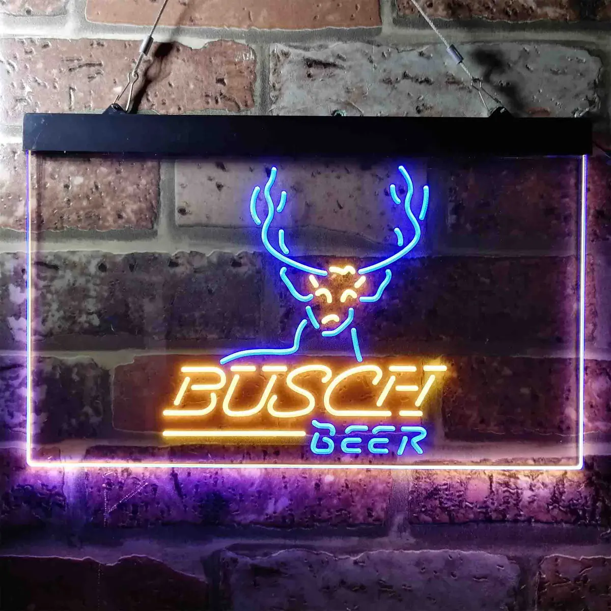 Busch Beer Cabin Deer Hunt Neon-Like Led Sign 13