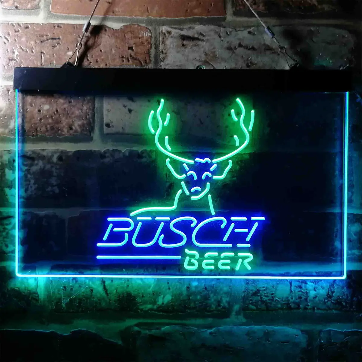 Busch Beer Cabin Deer Hunt Neon-Like Led Sign 9