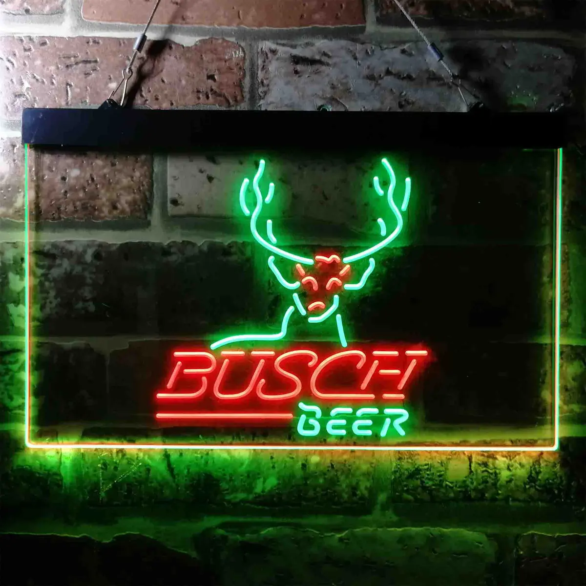 Busch Beer Cabin Deer Hunt Neon-Like Led Sign 6