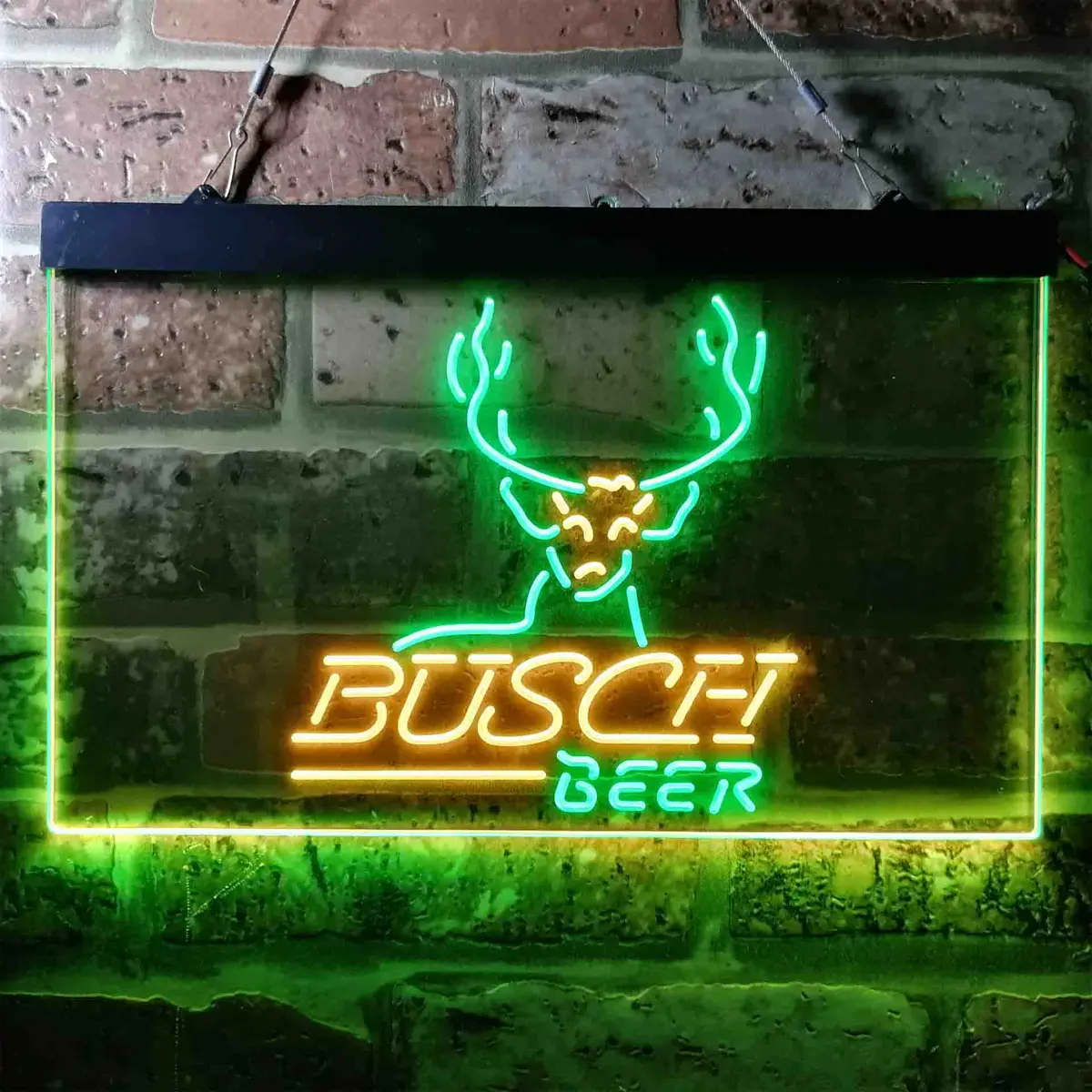 Busch Beer Cabin Deer Hunt Neon-Like Led Sign 8