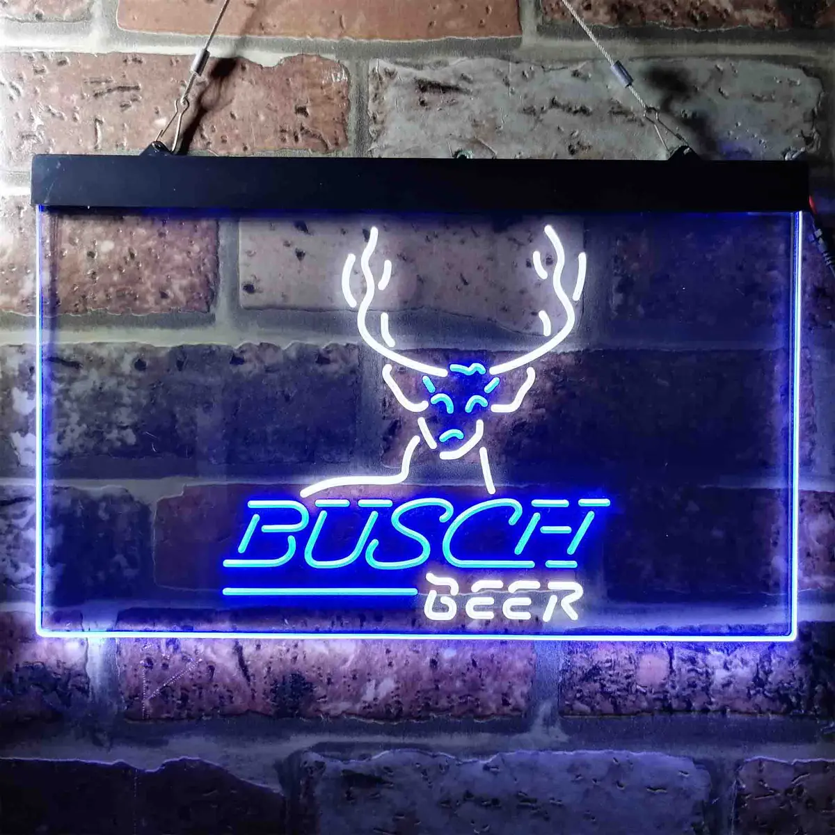 Busch Beer Cabin Deer Hunt Neon-Like Led Sign 7