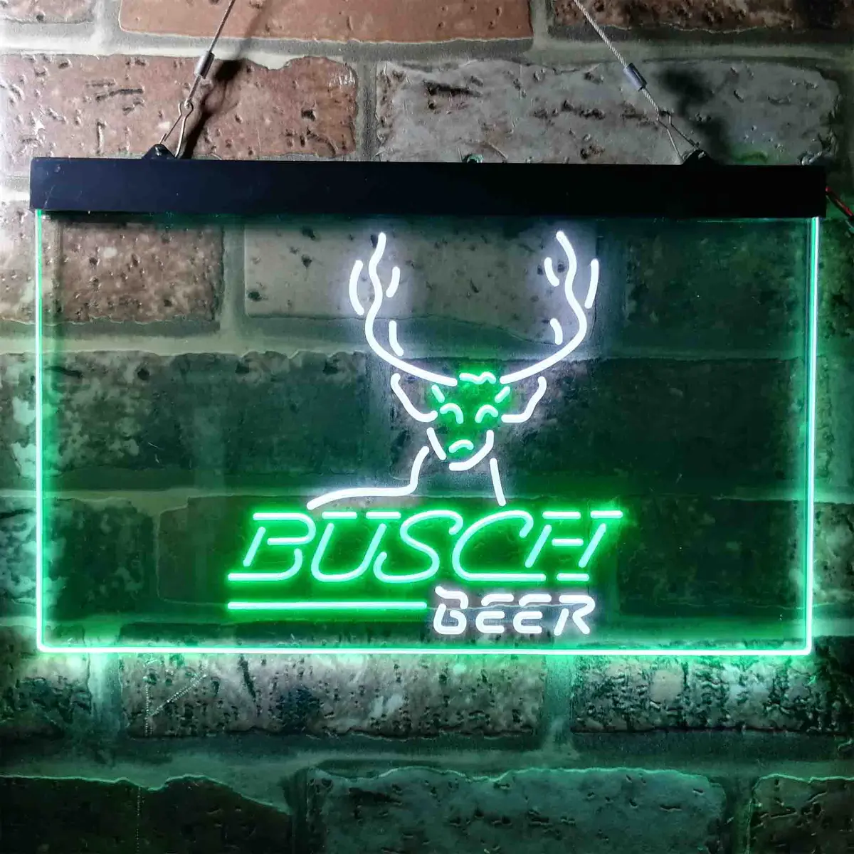 Busch Beer Cabin Deer Hunt Neon-Like Led Sign 4