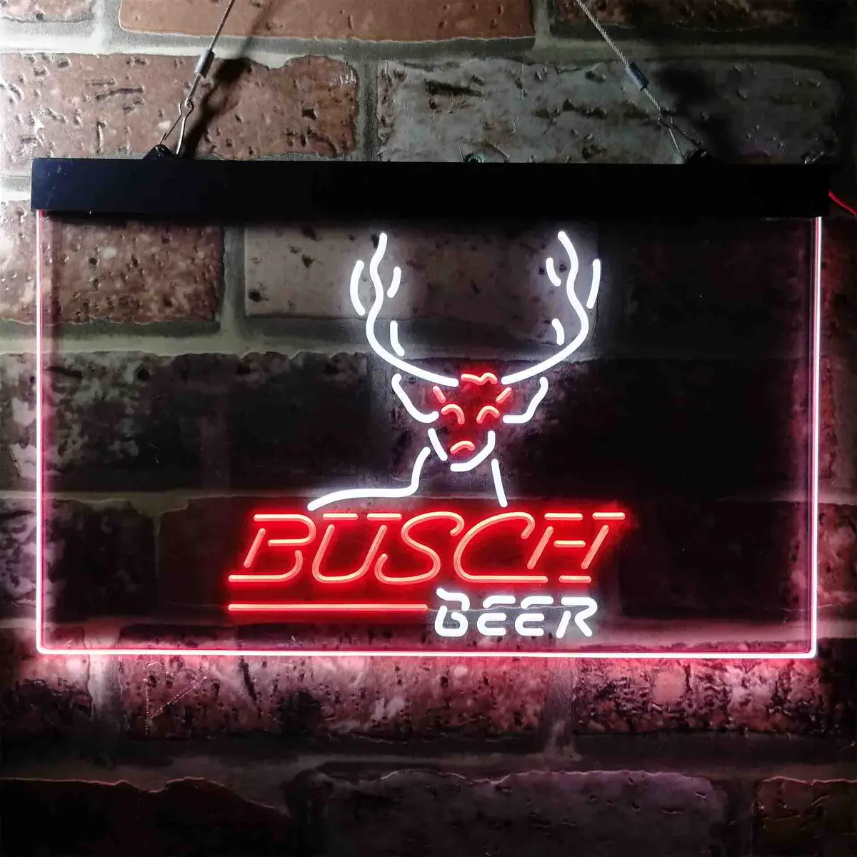 Busch Beer Cabin Deer Hunt Neon-Like Led Sign 5