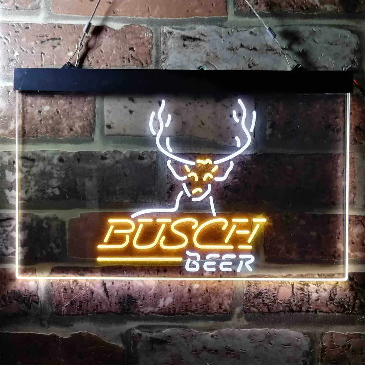 Busch Beer Cabin Deer Hunt Neon-Like Led Sign 1