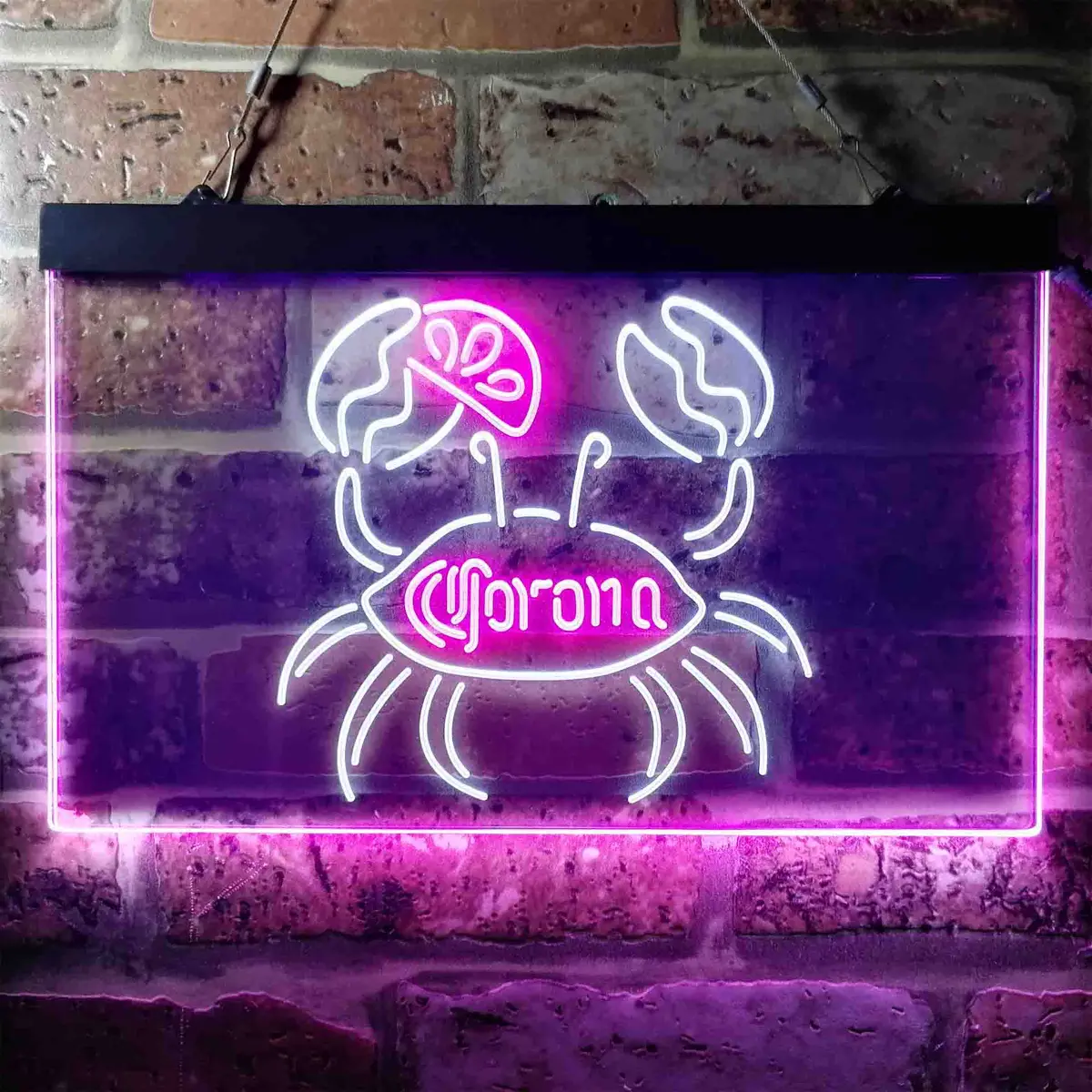 Corona Crab Lime Lemon Beer Neon-Like Led Sign 1