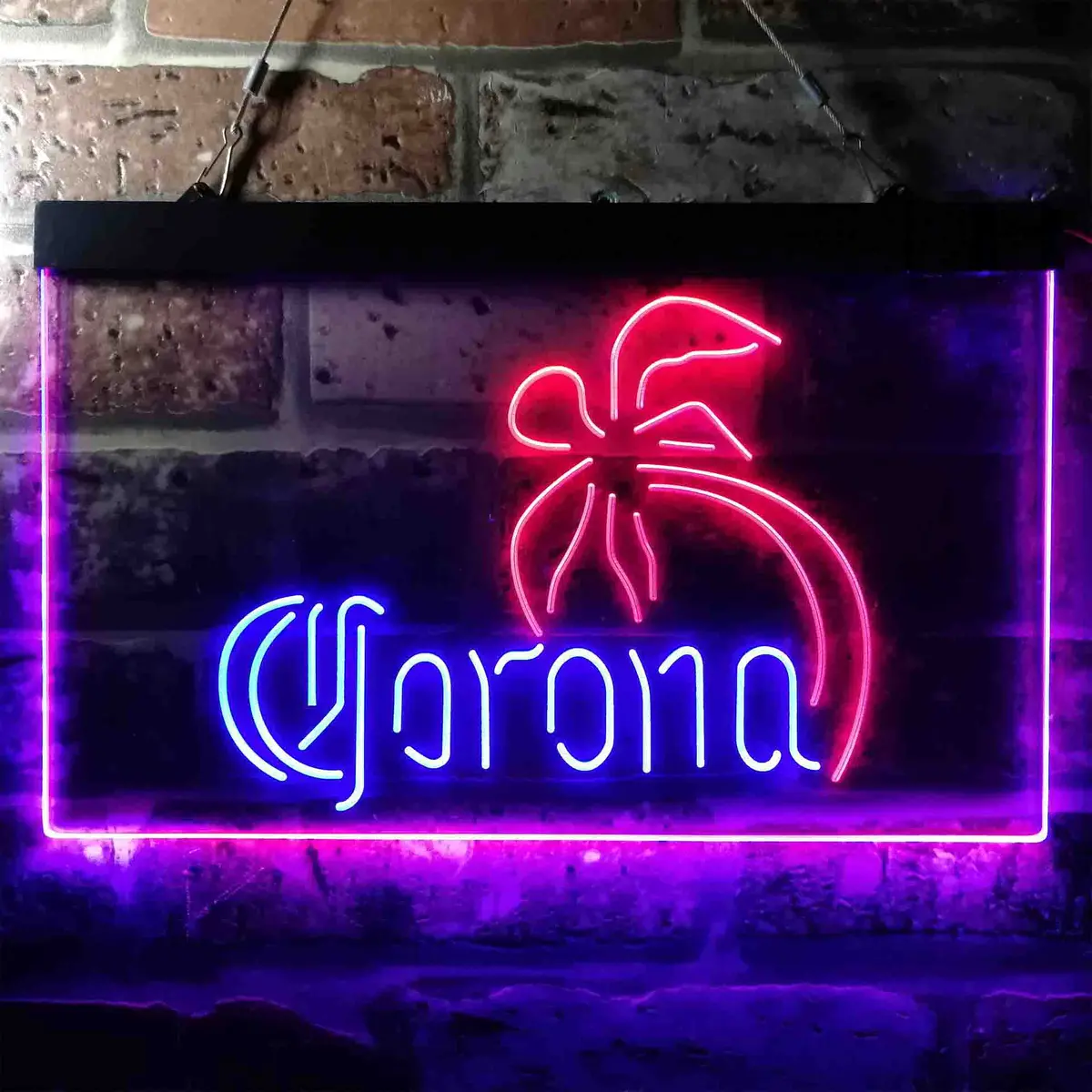 Corona Palm Tree Island Simple Neon-Like Led Sign 7