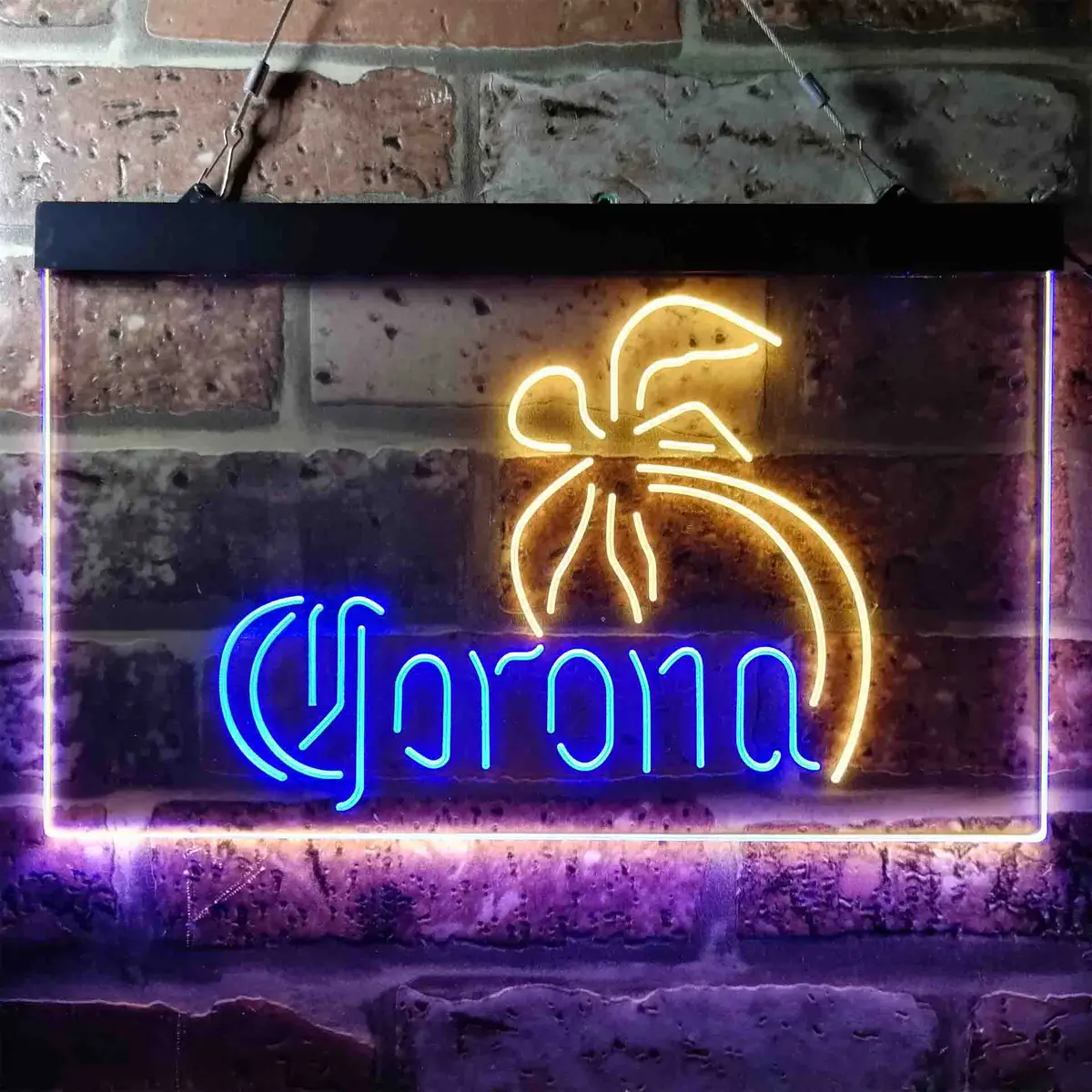 Corona Palm Tree Island Simple Neon-Like Led Sign 6