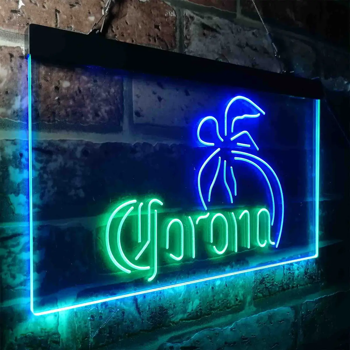 Corona Palm Tree Island Simple Neon-Like Led Sign 24