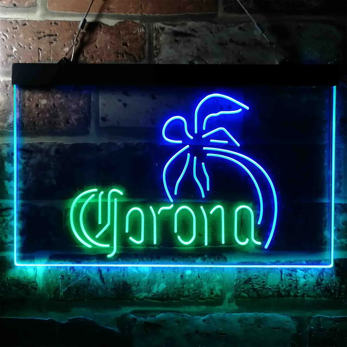 Corona Palm Tree Island Simple Neon-Like Led Sign 11