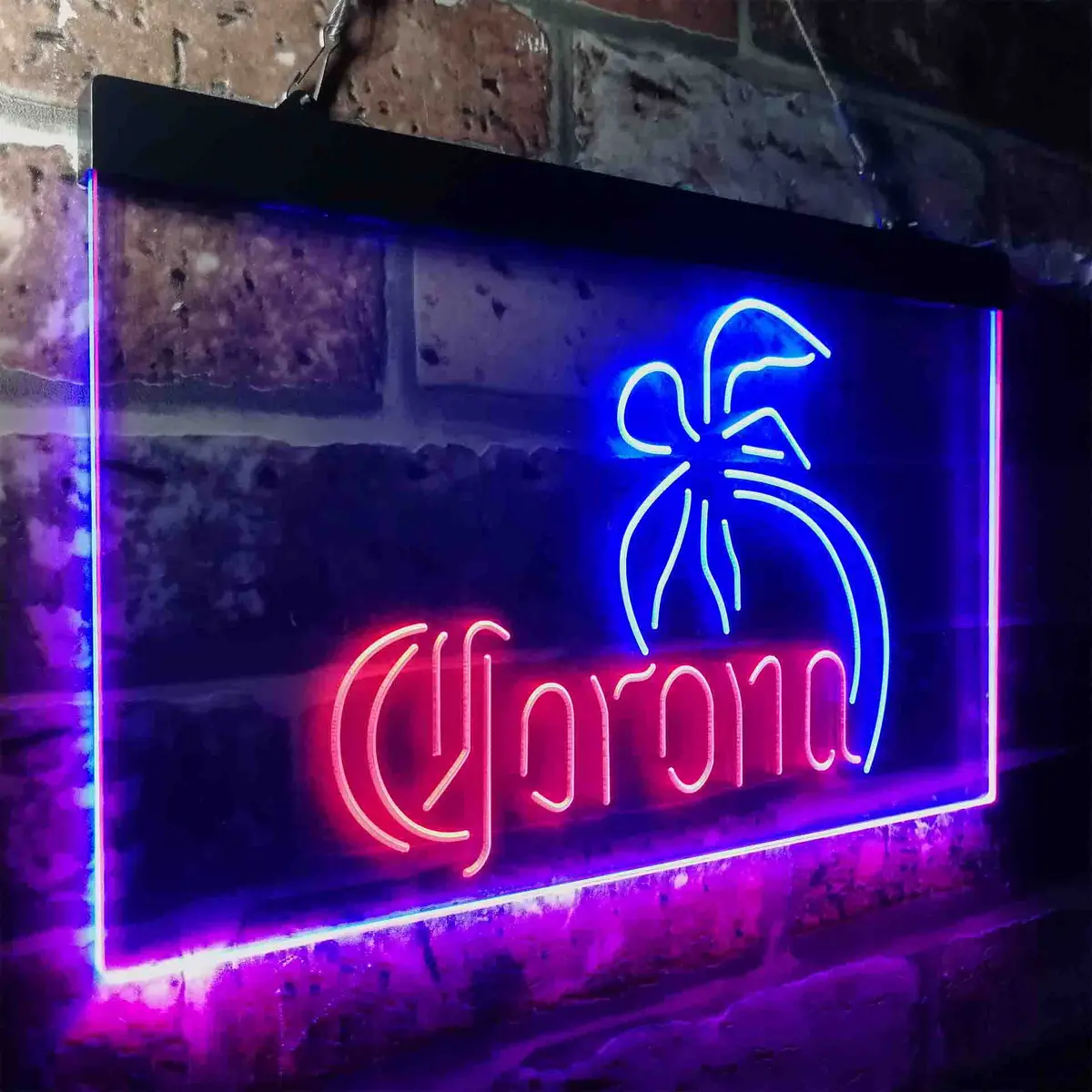 Corona Palm Tree Island Simple Neon-Like Led Sign 17