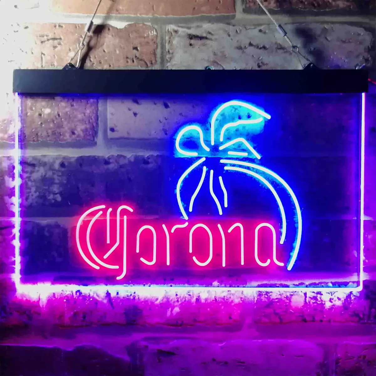 Corona Palm Tree Island Simple Neon-Like Led Sign 4