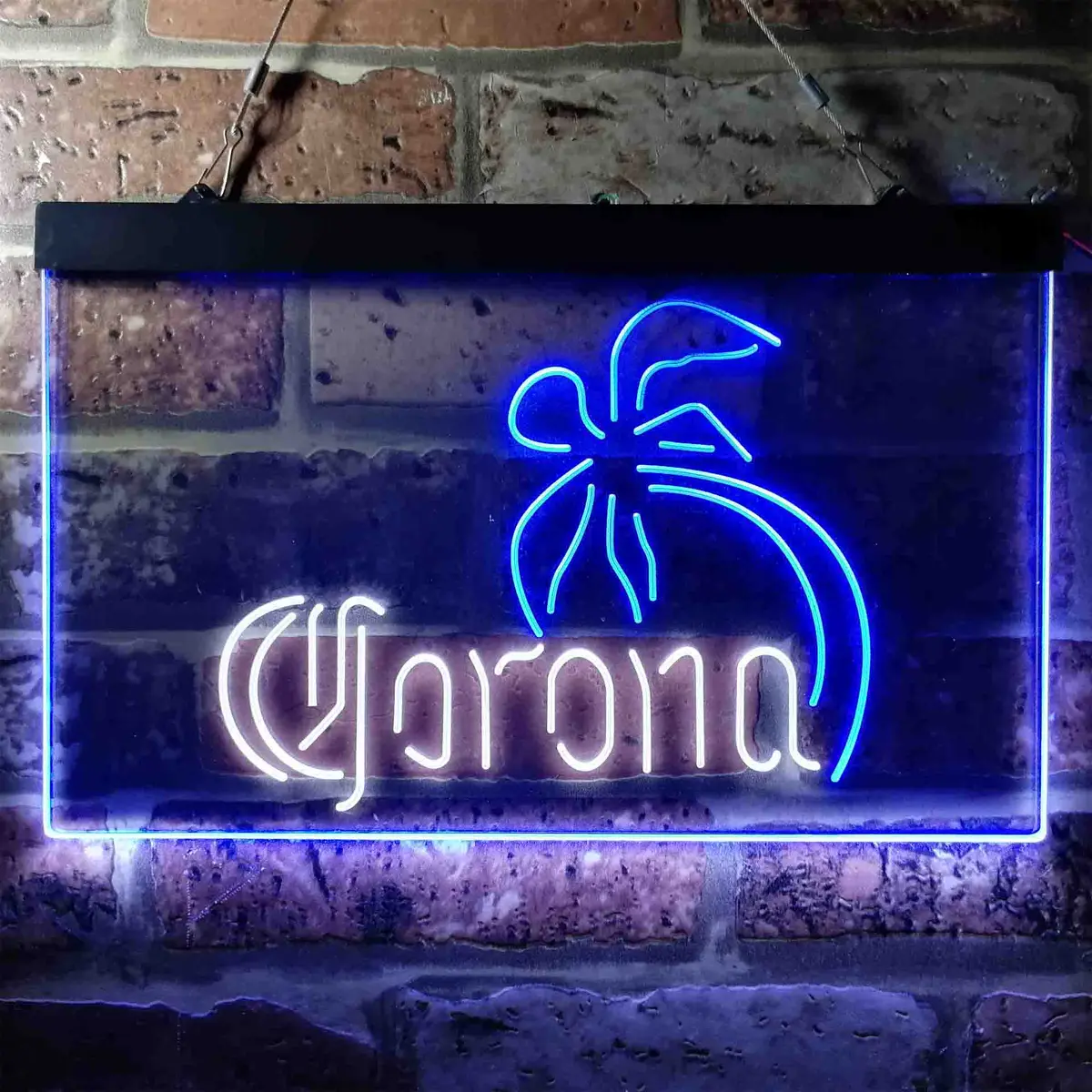 Corona Palm Tree Island Simple Neon-Like Led Sign 12