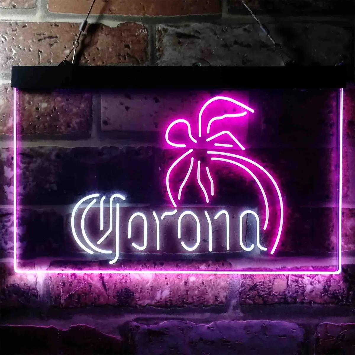 Corona Palm Tree Island Simple Neon-Like Led Sign 1