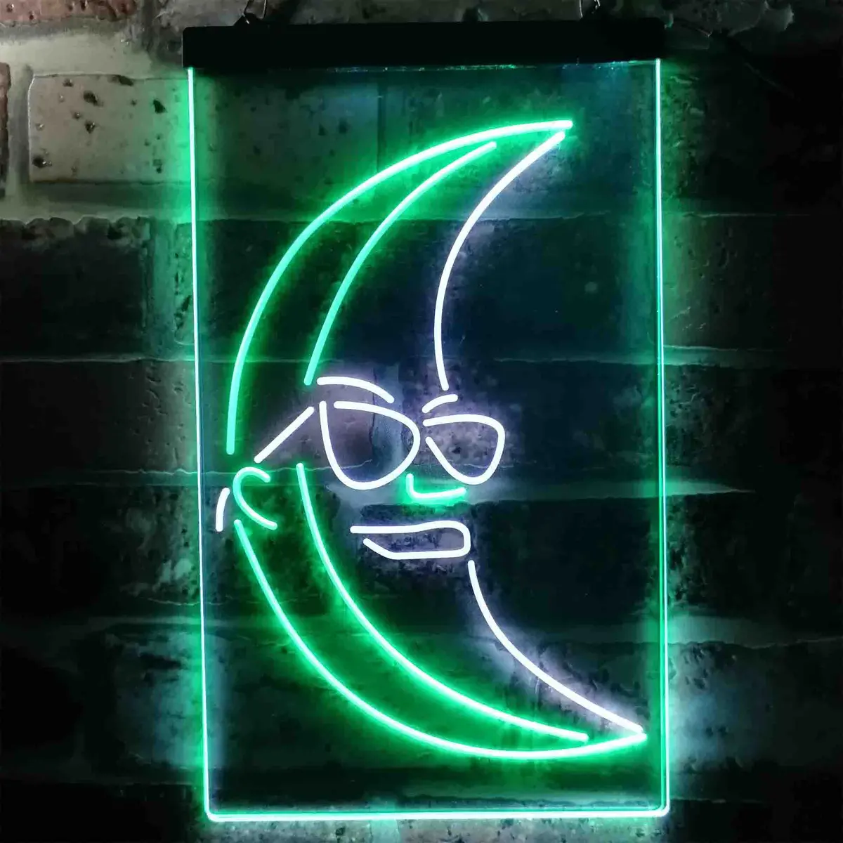 Blue Moon Beer Sunglasses Neon-Like Led Sign 1