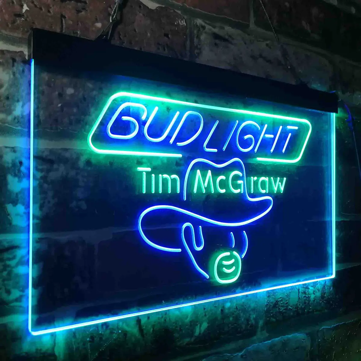 Bud Tim Mcgraw Beer Bar Neon-Like Led Sign 14