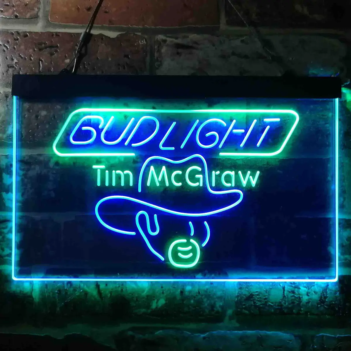 Bud Tim Mcgraw Beer Bar Neon-Like Led Sign 1