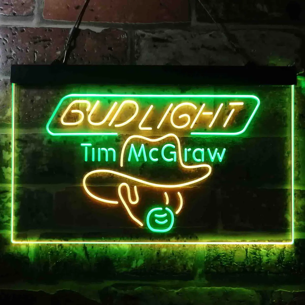Bud Tim Mcgraw Beer Bar Neon-Like Led Sign 10