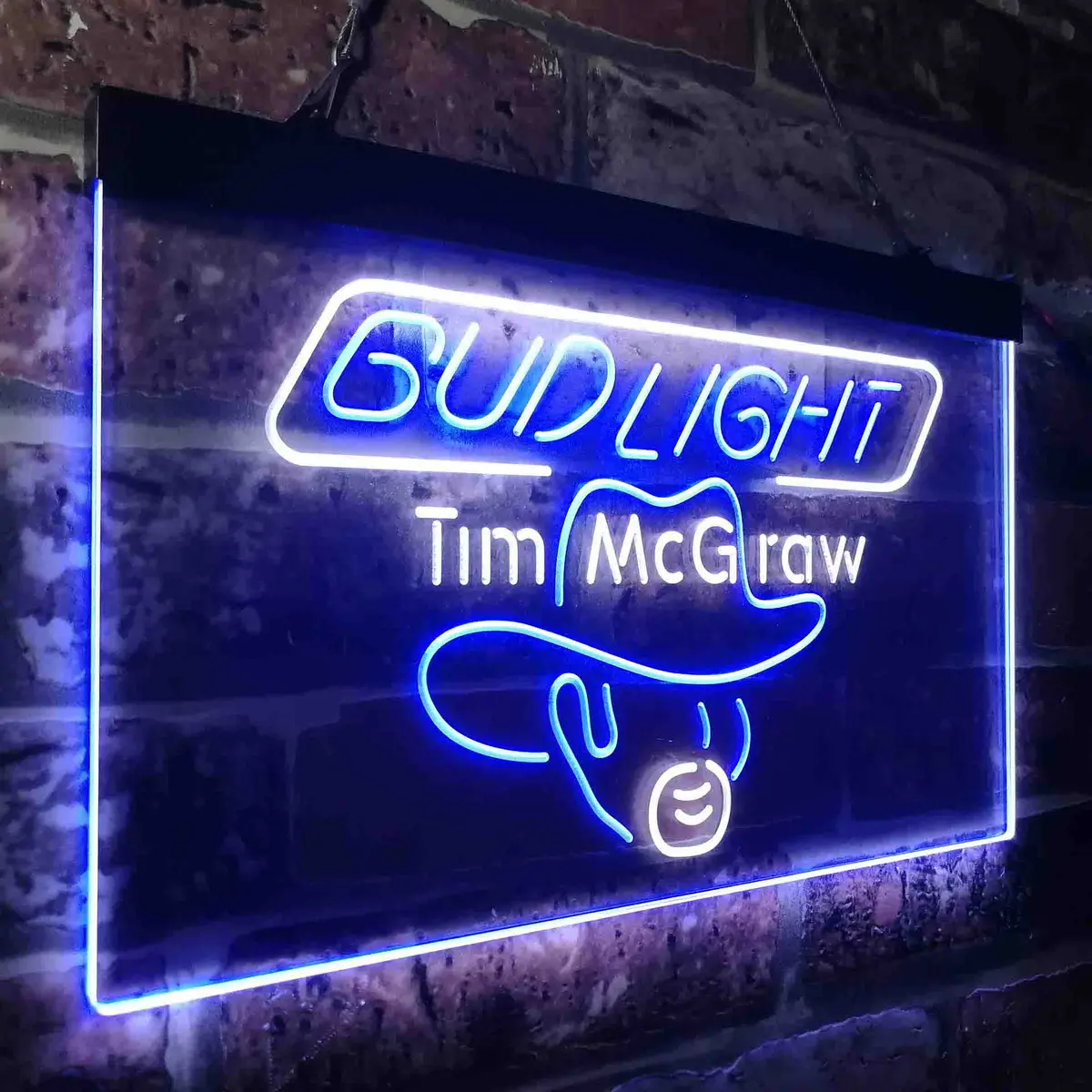 Bud Tim Mcgraw Beer Bar Neon-Like Led Sign 21