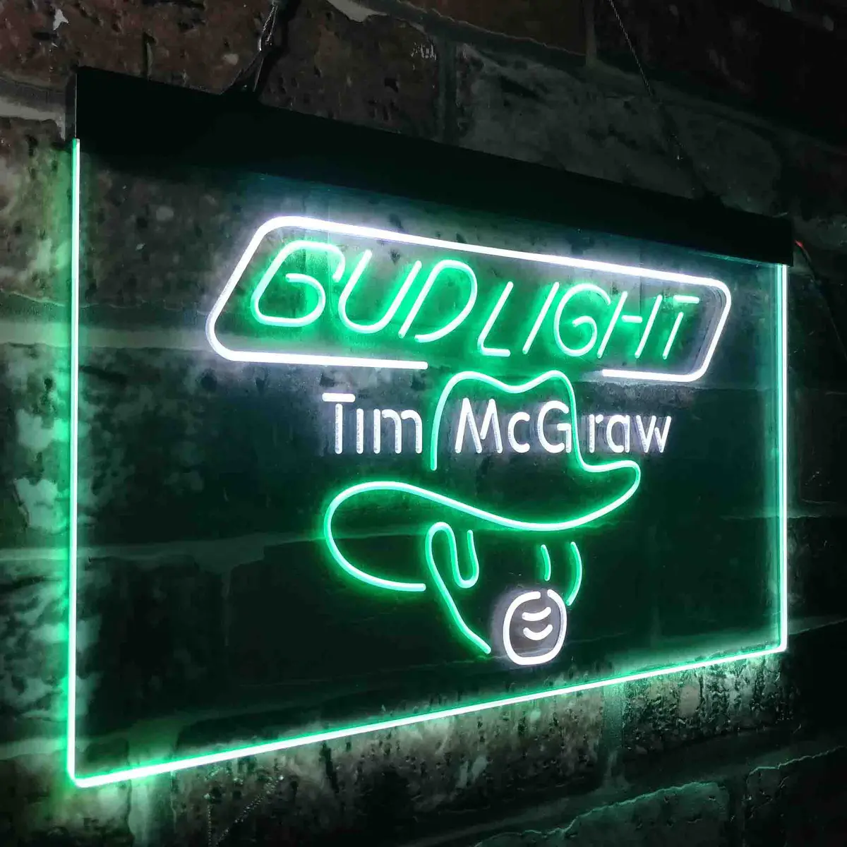 Bud Tim Mcgraw Beer Bar Neon-Like Led Sign 15
