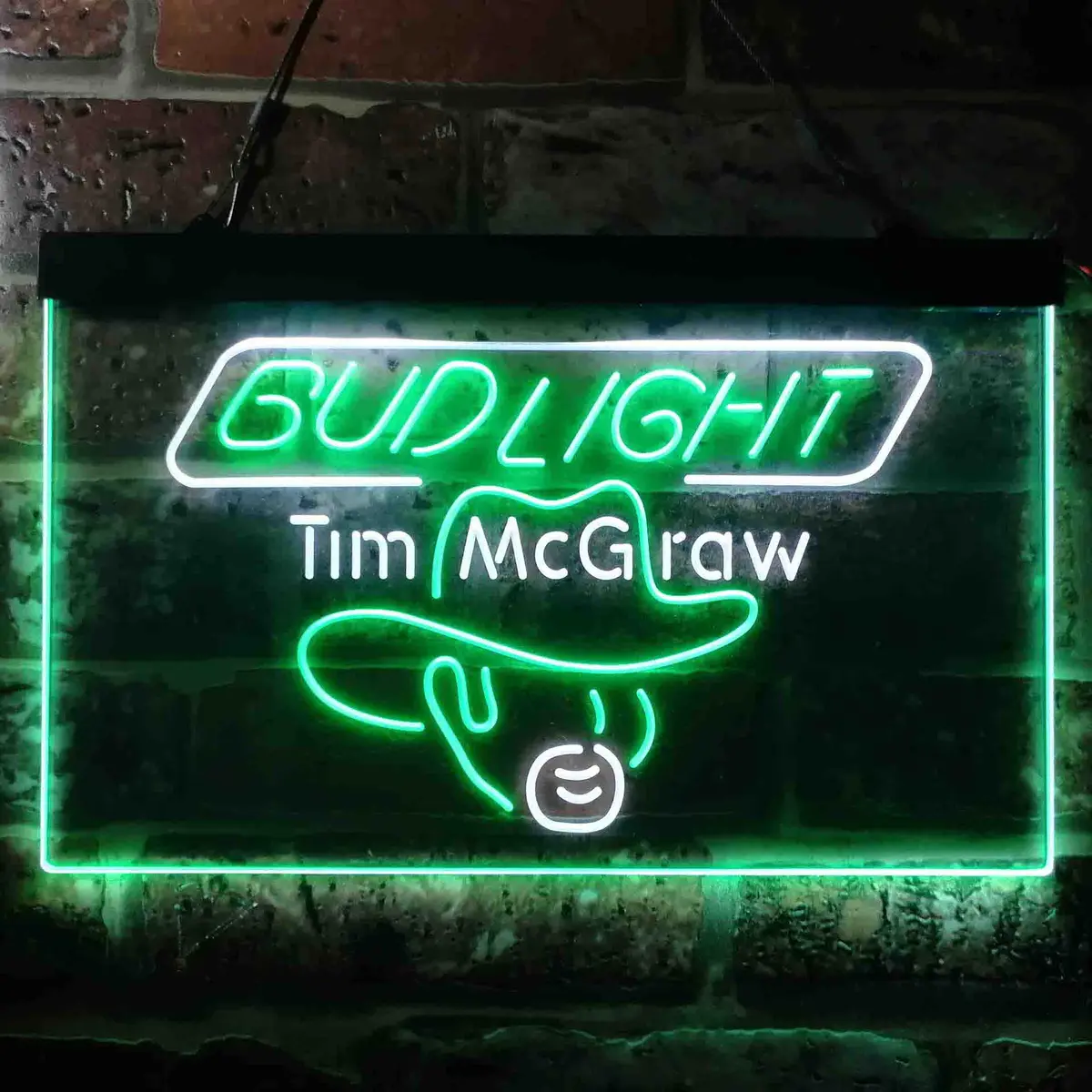 Bud Tim Mcgraw Beer Bar Neon-Like Led Sign 2