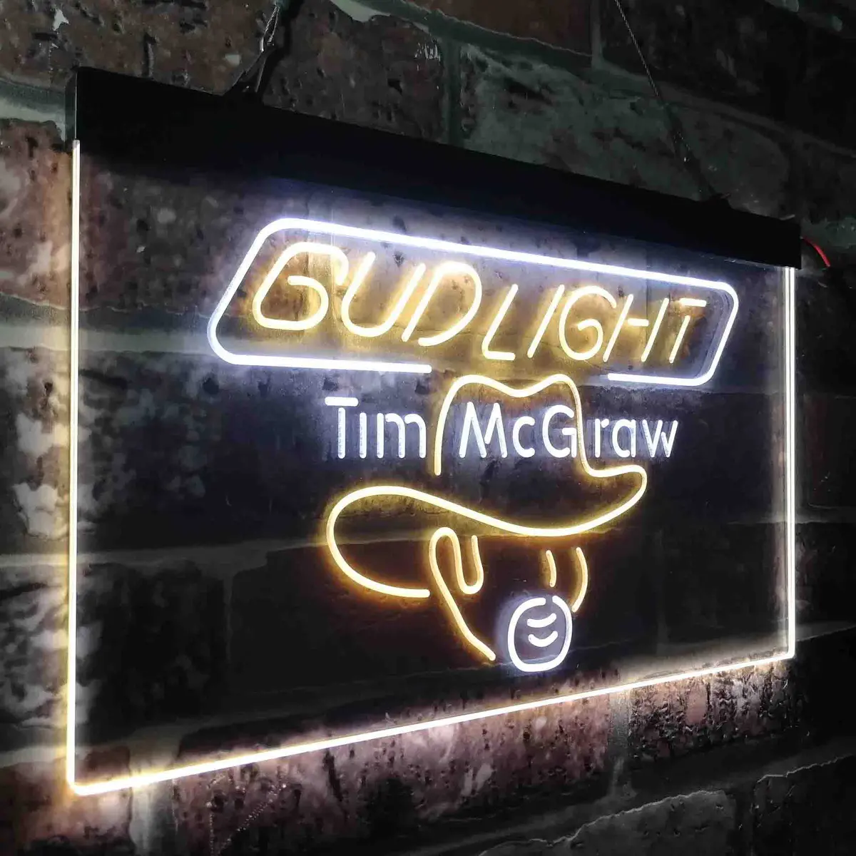 Bud Tim Mcgraw Beer Bar Neon-Like Led Sign 17