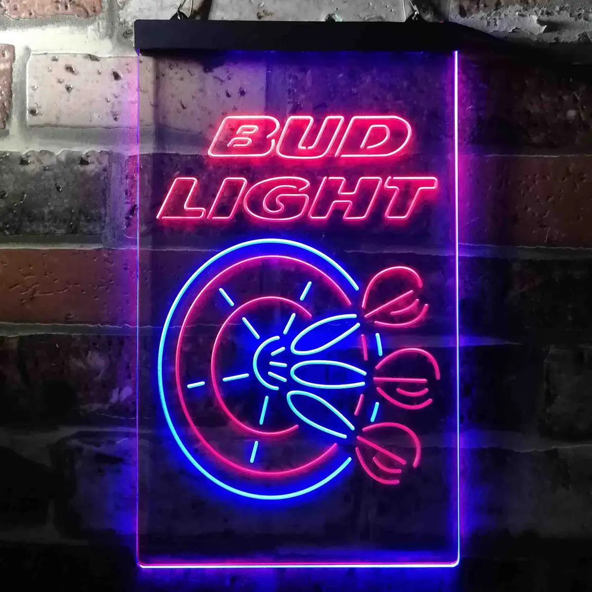 Bud Light Dart Bar Beer Home Bar Neon Light Led Sign 9