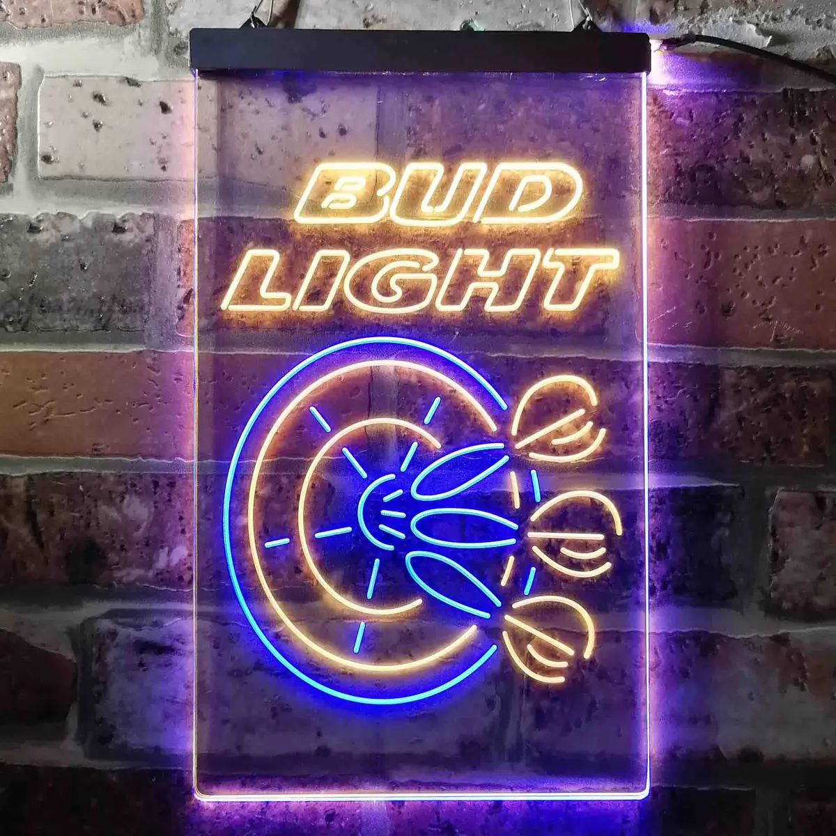 Bud Light Dart Bar Beer Home Bar Neon Light Led Sign 11